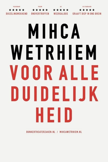 Micha Wertheim Voor Alle Duidelijkheid