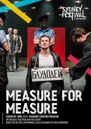 Cheek by Jowl Measure for Measure Poster