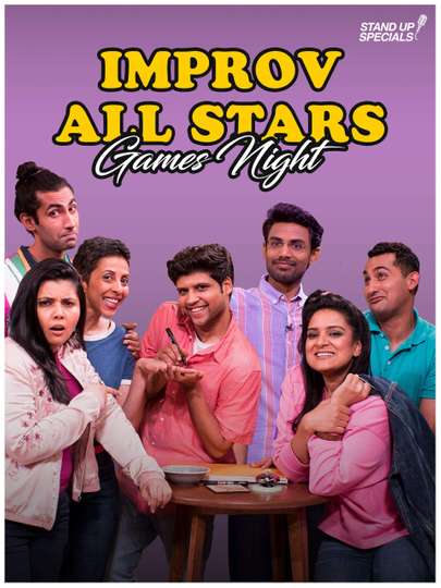 Improv All Stars Games Night Poster