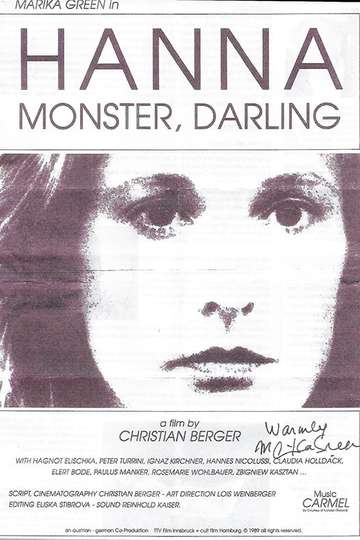 Hanna Monster Darling Poster