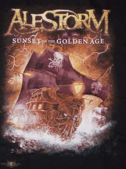 Alestorm  The making of Sunset On The Golden Age Poster