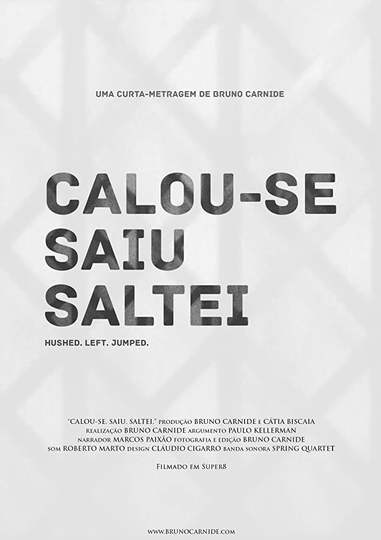 Calouse Saiu Saltei Poster