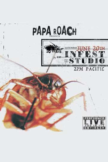 Papa Roach Infest 20 Years Live Poster