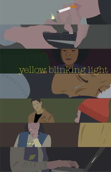 Yellow Blinking Light Poster