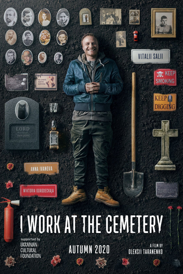 I Work at the Cemetery Poster