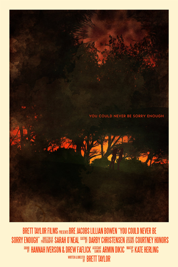 You Could Never Be Sorry Enough Poster