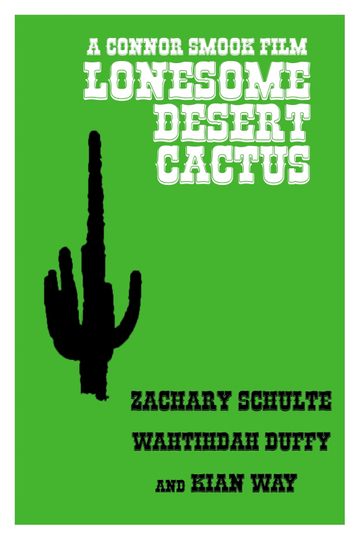 Lonesome Desert Cactus Poster