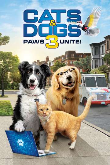 Cats  Dogs 3 Paws Unite Poster