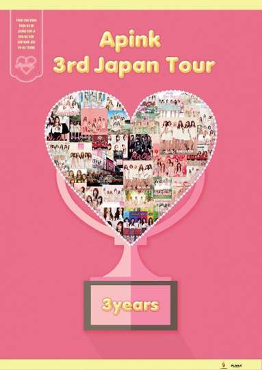 Apink 3rd Japan Tour 3years At Pacifico Yokohama Poster