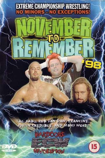 ECW November To Remember 1998 Poster