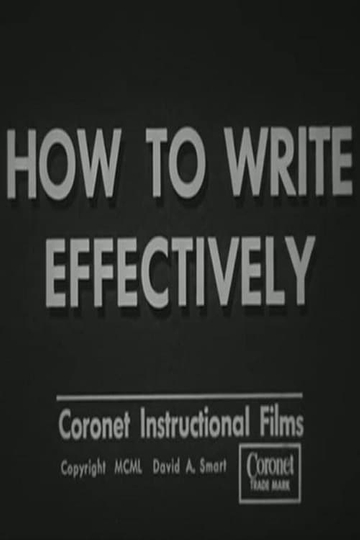 How To Write Effectively