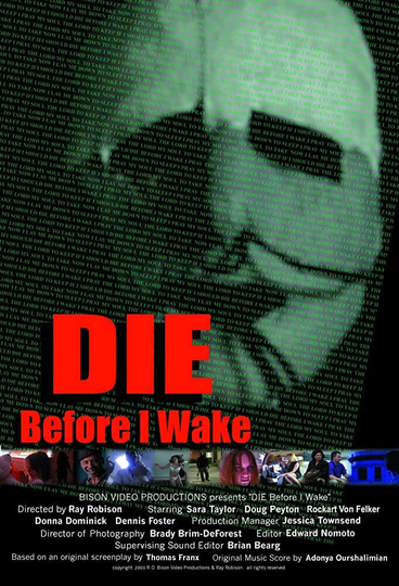 Die Before I Wake Poster