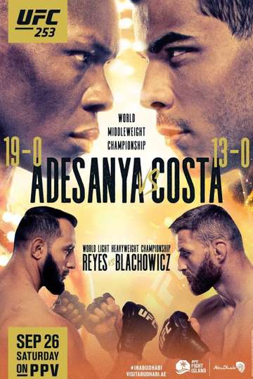UFC 253: Adesanya vs. Costa Poster