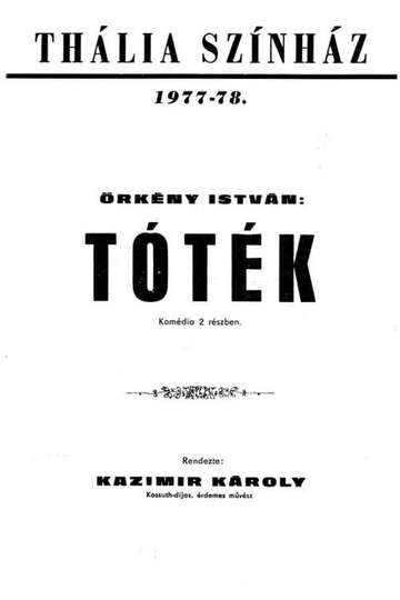 Örkény István Tóték Poster