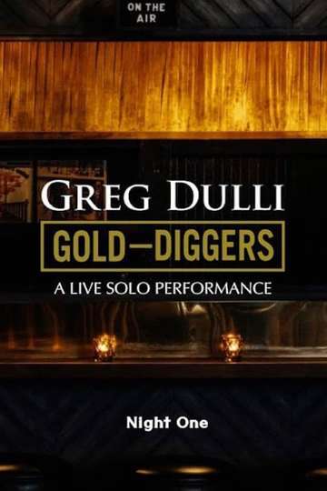 Greg Dulli  Live at Gold Diggers  Show One Poster