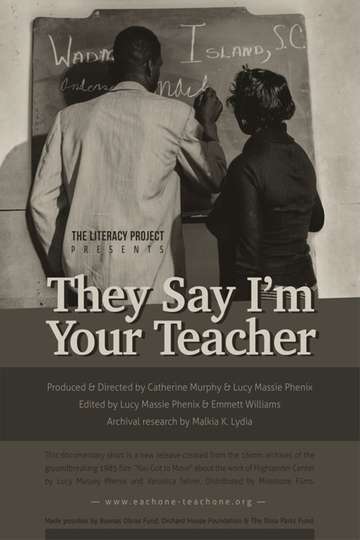 They Say Im Your Teacher Poster