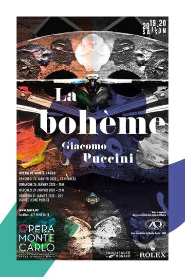 La bohème – Opéra de Monte Carlo Poster