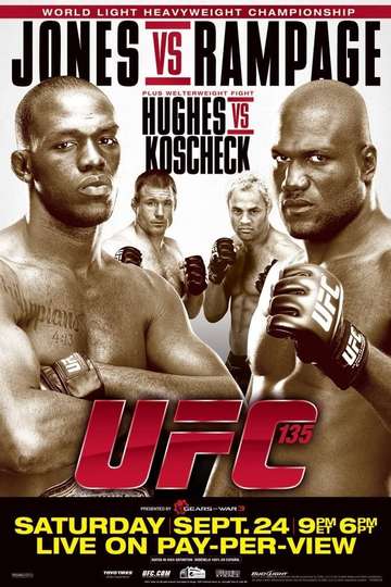 UFC 135 Jones vs Rampage Poster