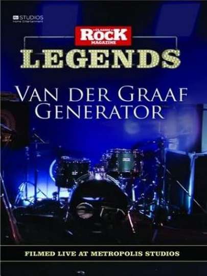 Van Der Graaf Generator Live in Concert at Metropolis Studios Poster
