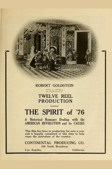 The Spirit of 76 Poster