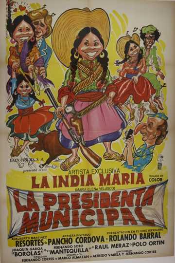 La presidenta municipal Poster