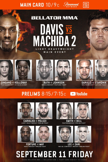 Bellator 245 Davis vs Machida II