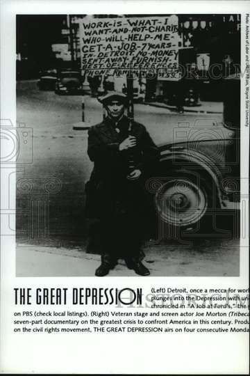 The Great Depression A Job at Fords Poster