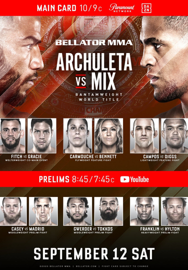 Bellator 246 Archuleta vs Mix Poster