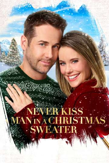 Never Kiss a Man in a Christmas Sweater Poster