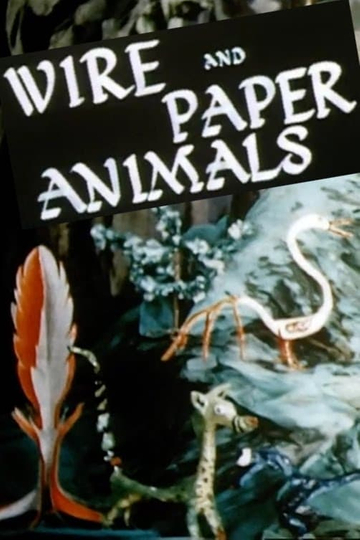 Wire and Paper Animals Poster