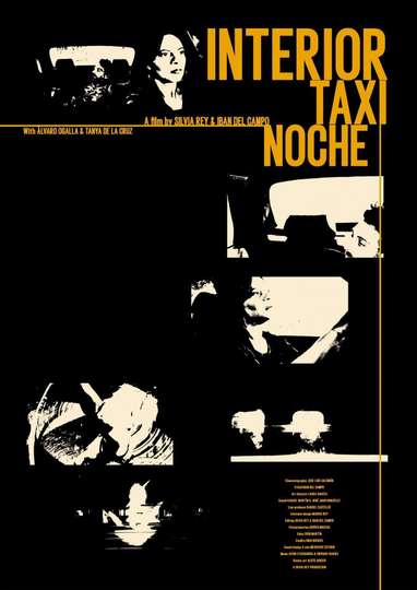 Interior Taxi Night Poster
