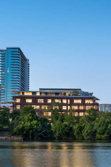 A Building Shaped by Light Austin Central Library