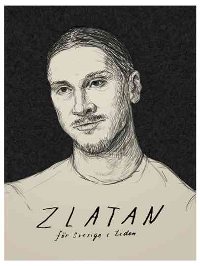 ZLATAN  For Sweden With The Times Poster