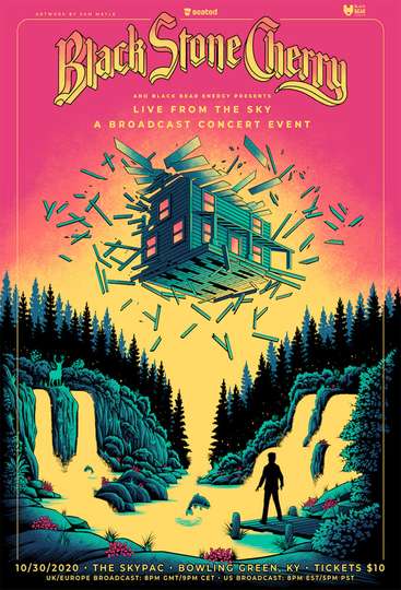 Black Stone Cherry  Live from the Sky Poster