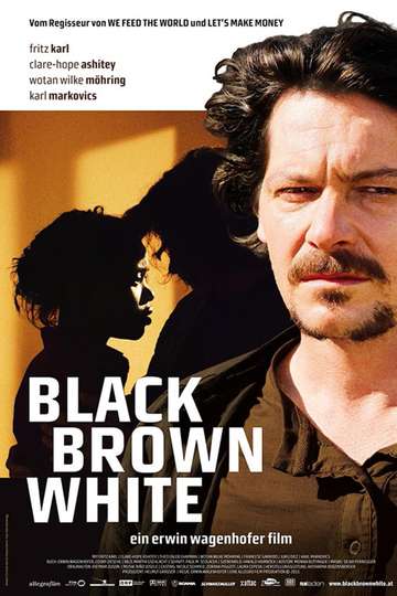 Black Brown White Poster