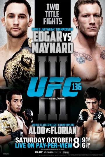 UFC 136 Edgar vs Maynard III Poster
