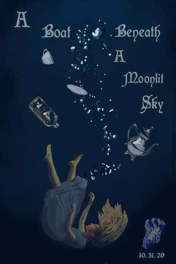 A Boat Beneath A Moonlit Sky