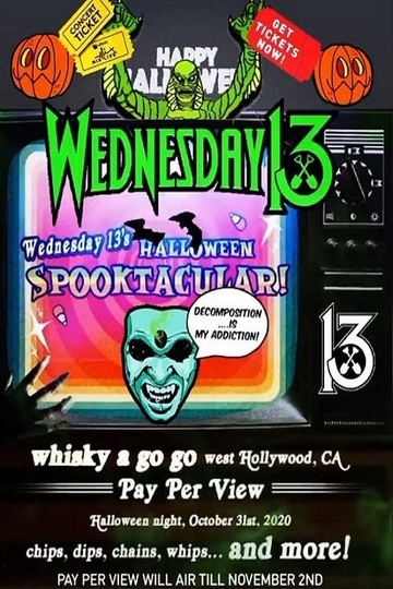 Wednesday 13s Halloween Spooktacular Poster