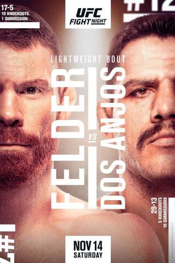 UFC Fight Night 182: Felder vs. Dos Anjos Poster