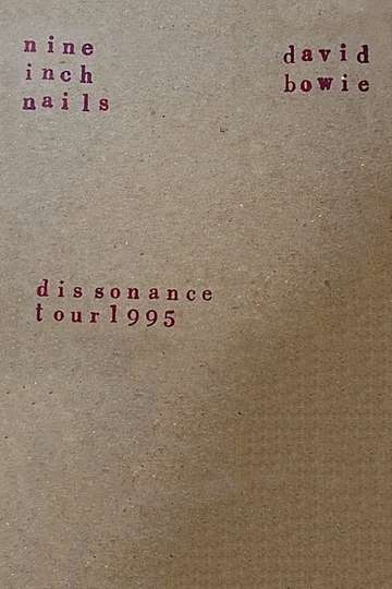 Nine Inch Nails & David Bowie: Dissonance Poster