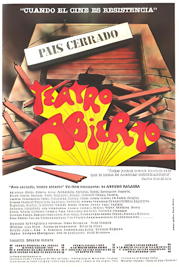 País cerrado, teatro abierto Poster