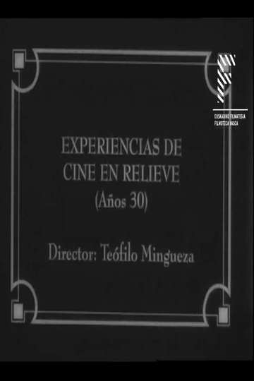 Film experiences in relief 1930s