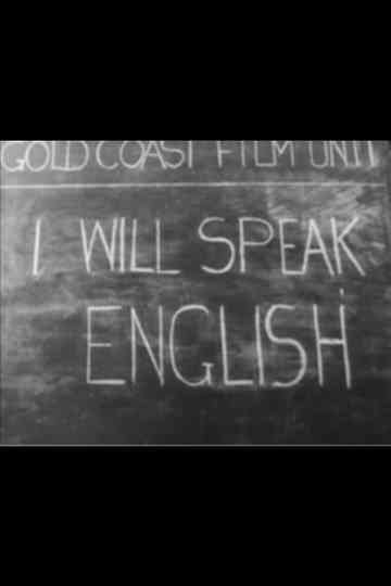 I Will Speak English Poster