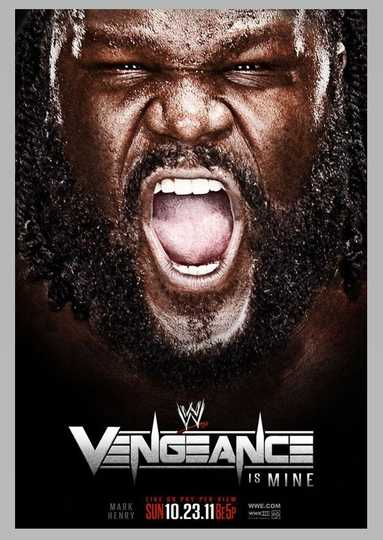 WWE Vengeance 2011 Poster