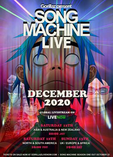 Gorillaz Present Song Machine LIVE Poster
