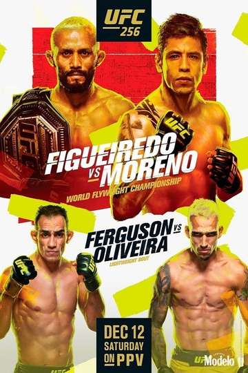 UFC 256: Figueiredo vs. Moreno Poster
