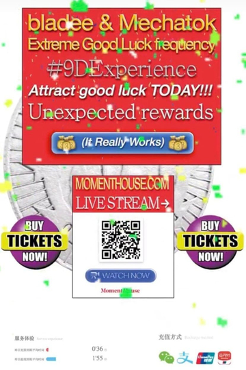 bladee  Mechatoks Extreme Good luck frequency 9DExperience Attract good luck TODAY Unexpected rewards It Really Works Poster