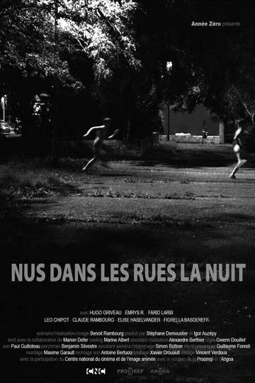Nus dans les rues la nuit Poster
