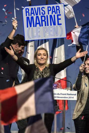Ravis par Marine Le Pen Poster