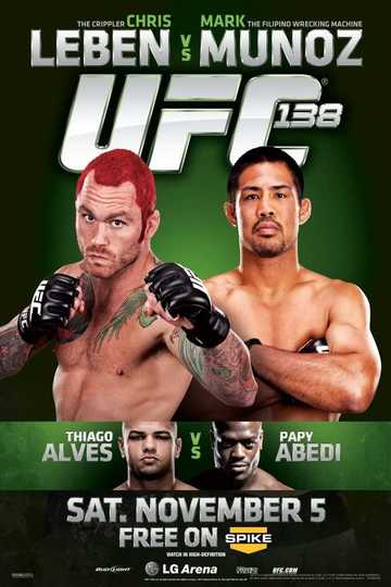 UFC 138 Leben vs Muñoz Poster